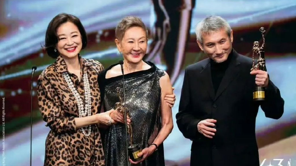 刘青云4获金像奖影帝！导演徐克和前妻同台领奖，丁克36年后离异