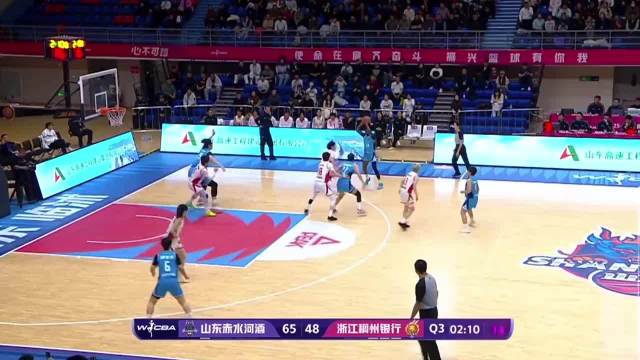 张子宇战浙江出战8分钟狂砍17分集锦：篮下巨无霸 高举高打