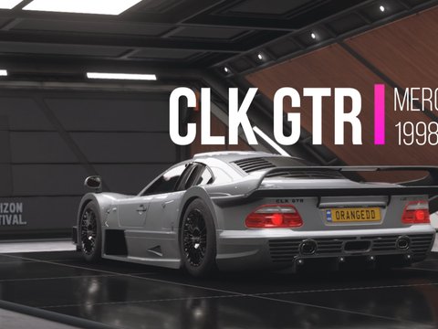 2分钟认识地平线5里的那些车:AMG CLK GTR 1998