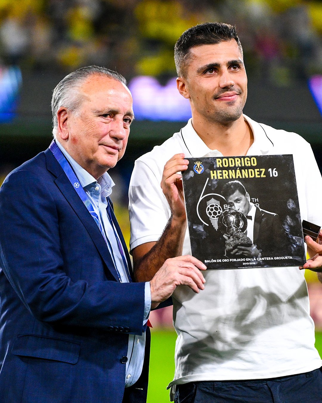 罗德里获比利亚雷亚尔荣誉会员并入选名人堂