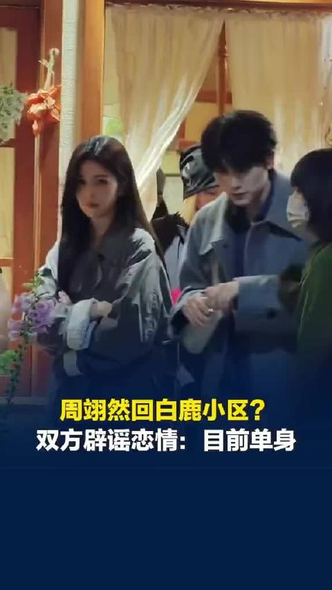 白鹿、周翊然方辟谣恋情：艺人目前为单身状态