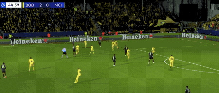 人口5.3万！欧冠：博德闪耀3-1曼城 20岁中卫连续犯错 罗德里染红