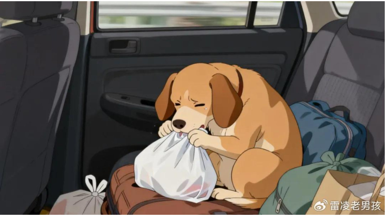 春运小狗挂车尾，是80后打工人心狠，还是代步车装不下中年人的家