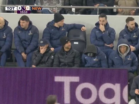 伤兵营再添一员，热刺前锋奥多贝尔对阵纽卡上半场受伤离场