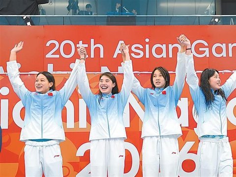 现代五项夺中国队首金 射击赛场打破世界纪录