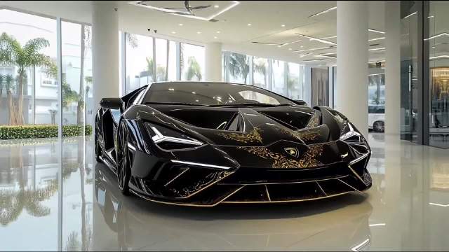 2026款兰博基尼Huracán黑金色版亮相，史上最独特超跑