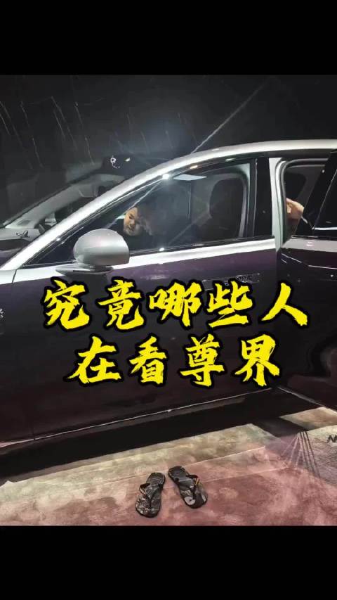 尊界车展现拖鞋购车潮，消费者持手机现场下单