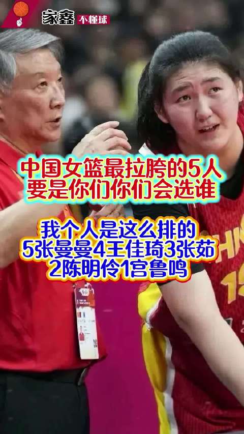评选我心目中本届女篮世界杯预选赛中国女篮最拉的五人排名！