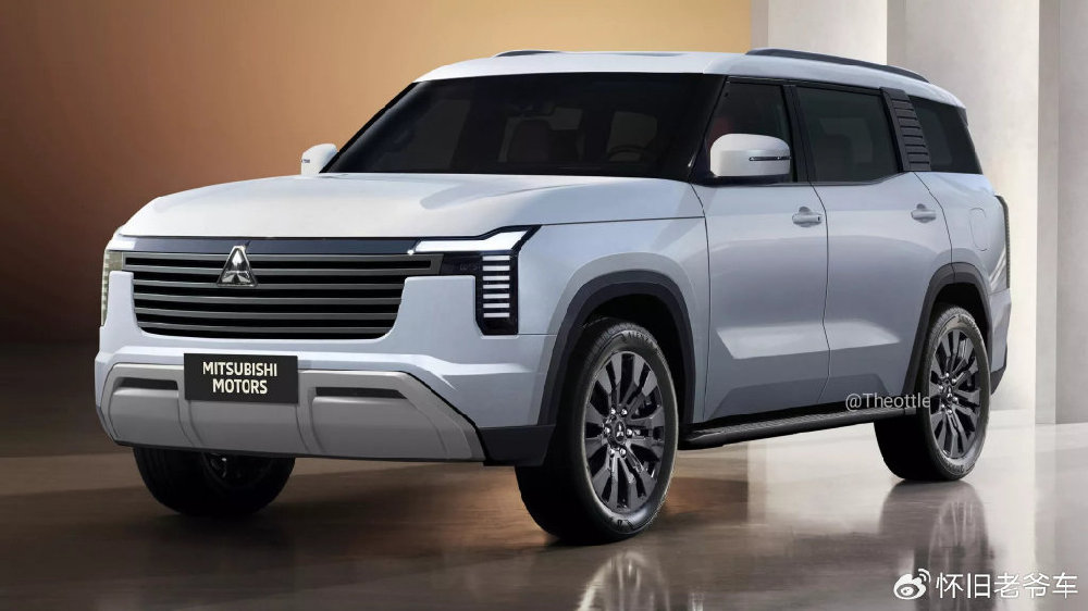 帕杰罗回归在望？渲染图揭示三菱全新硬派SUV设计走向