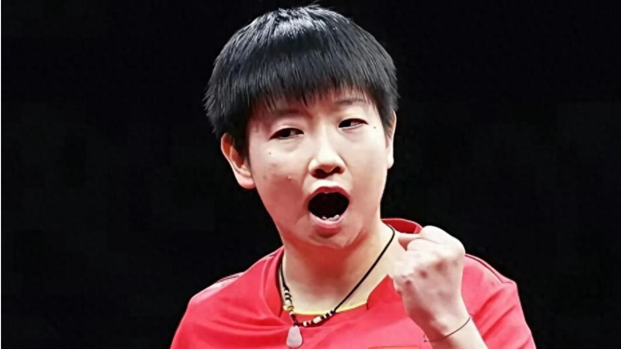 张本美和赞国乒，称闭着眼睛都能打，孙颖莎如怪物还没打就怕了