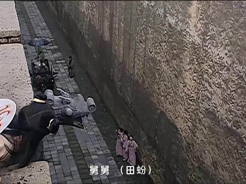 小刘彻要从城楼上飞下来，幸好舅舅田蚡及时赶到把他救了下来