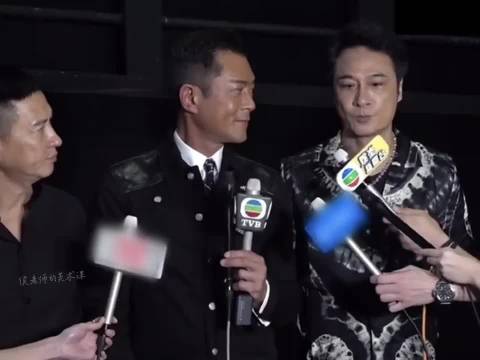 古天乐吴镇宇张家辉同框飙粤语名场面