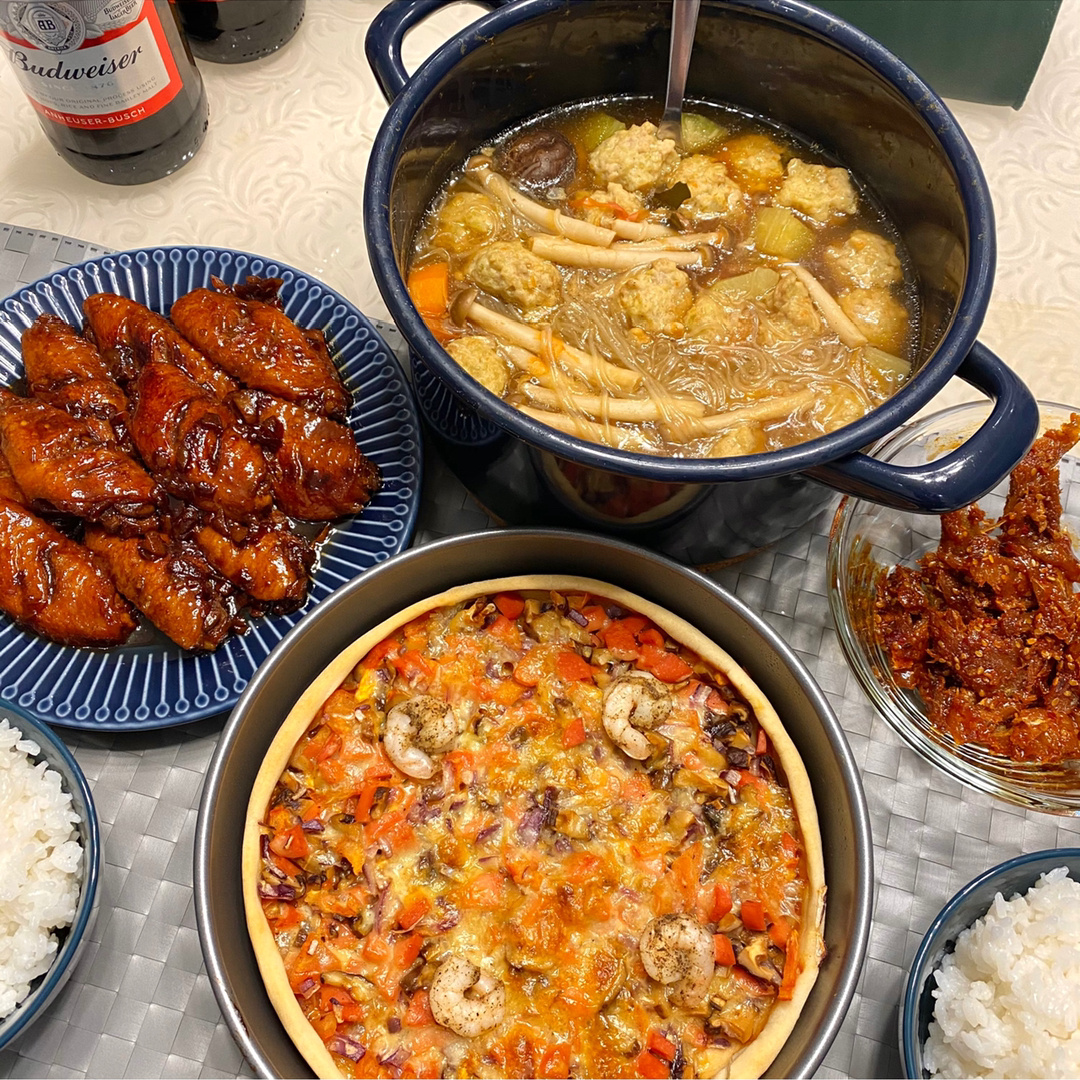 幸福大概就是无论多晚回家，都有等你吃饭的人