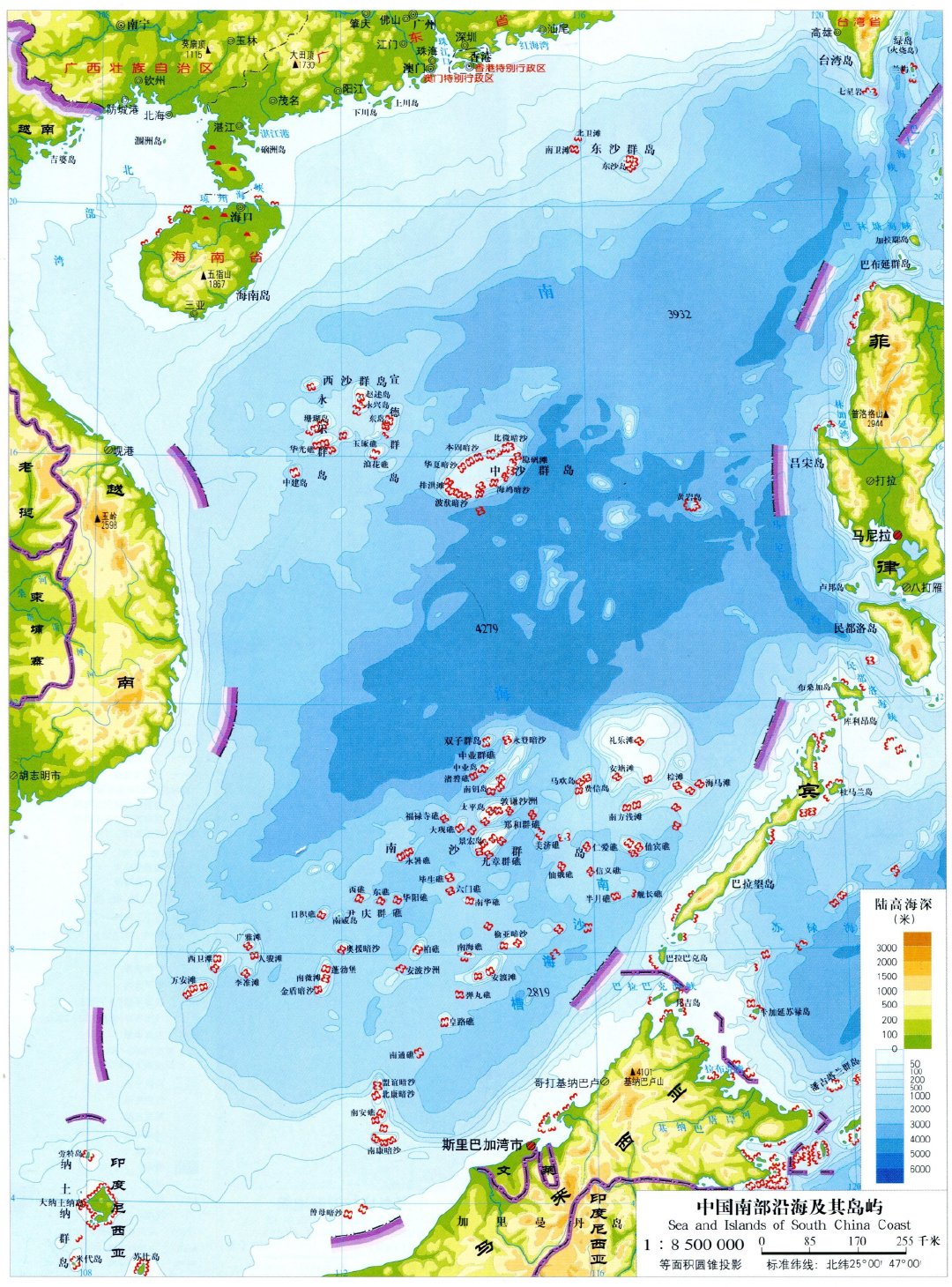 我国南海部分岛礁标准名称公布，连在一起就是一首《春江花月夜》|南海|春江花月夜_新浪新闻