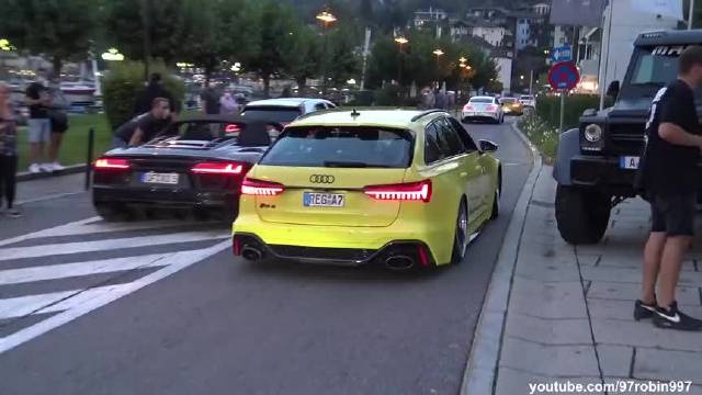 视频  两辆精品改装奥迪 RS6 C8,炸裂的声浪让它们成为众人的焦点!