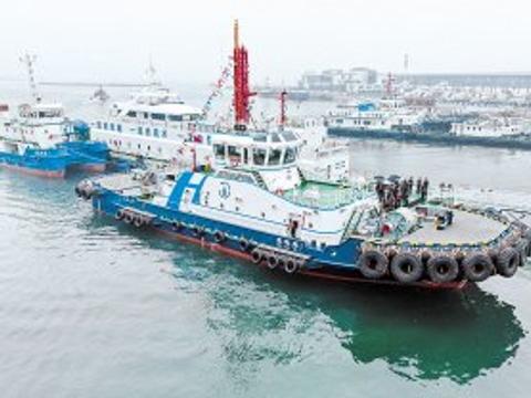 国内首艘
氢电拖轮入列