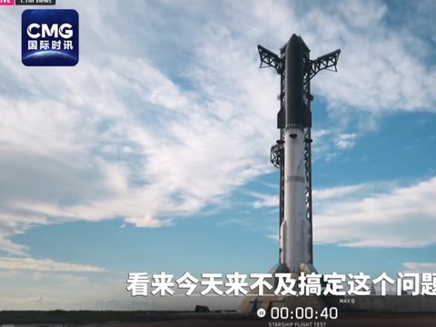 最后关头出问题,SpaceX新一代“星舰”试飞被叫停,马斯克回应:固定塔臂的液压销未能缩回,明天或再尝试发射