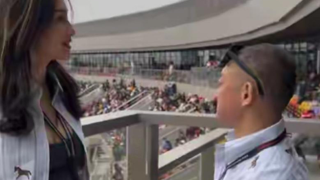 “京城四少”汪雨携妻亮相F1,他手抚孕肚好宠妻