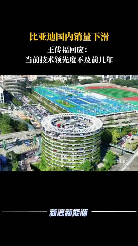 比亚迪国内销量下滑：王传福回应：当前技术领先度不及前几年