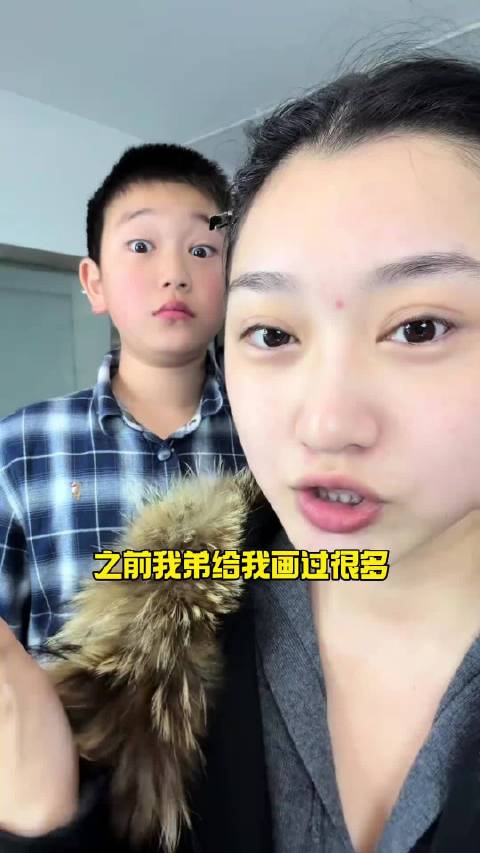 我弟给我画的龙葵仿妆！还见到刘诗诗了！