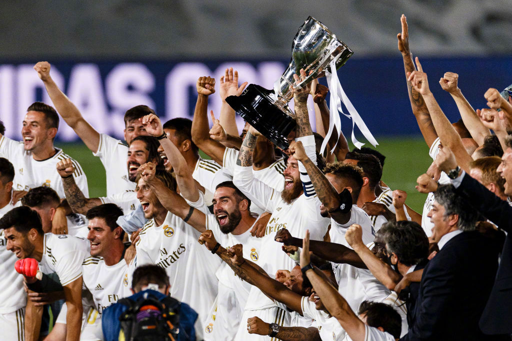 恭喜@皇家马德里足球俱乐部 联赛夺冠