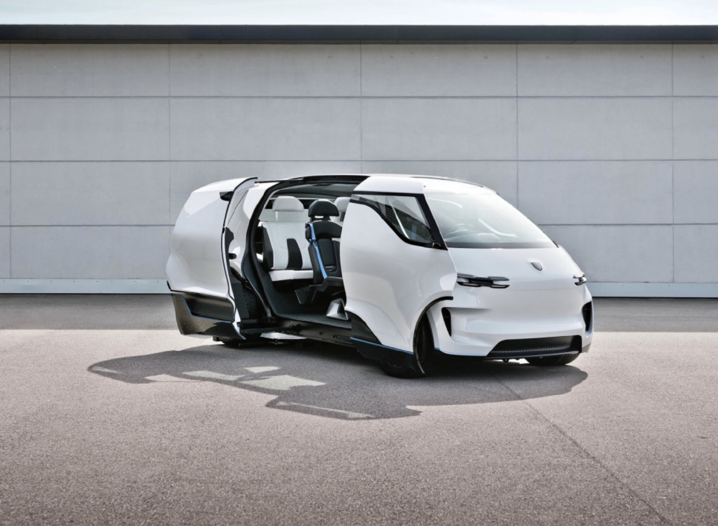 保时捷Renndienst概念MPV内饰官图……