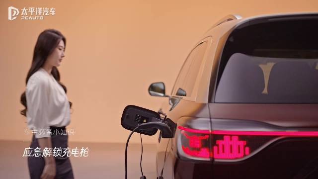 问界M9 应急解锁充电枪，无忧自在继续行程。