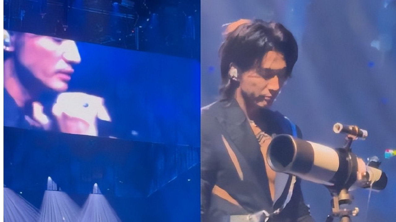 言承旭演唱会“流星项链”缅怀大S，双手合十忍不住哭泣