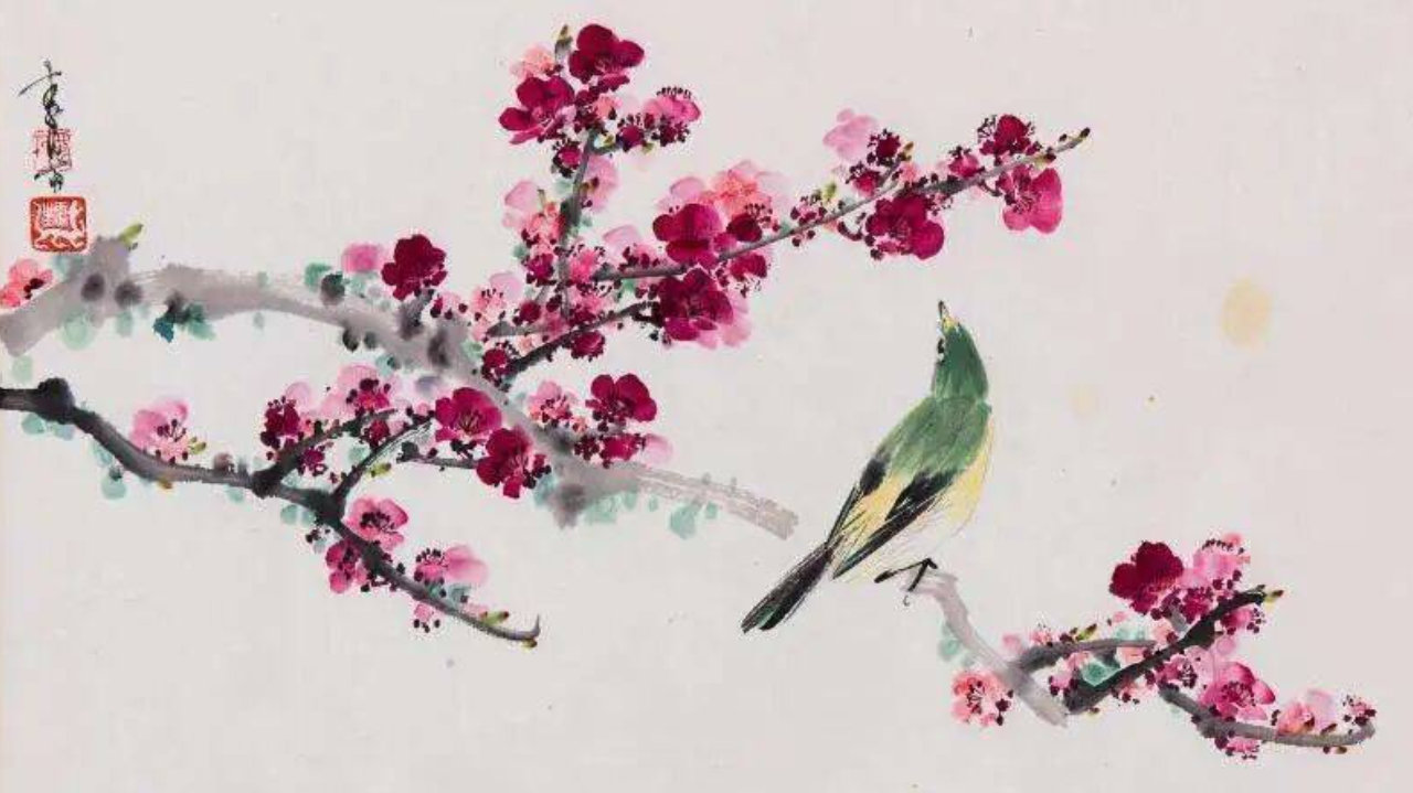 笔墨简淡，宁静悠远——钟士敏山水画作品欣赏