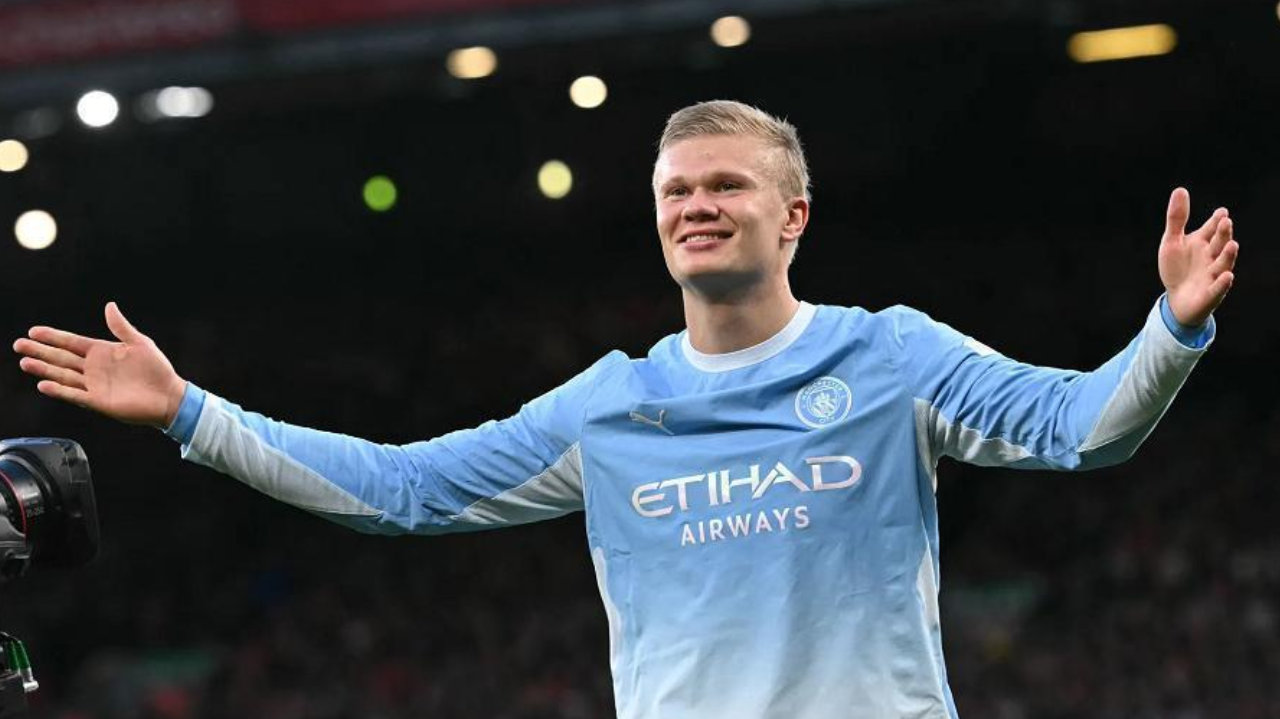 英超：多库造红+世界波 哈兰德4连斩 曼城3-0十人利物浦6连胜领跑