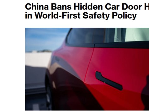 全球媒体聚焦 | 美媒：中国汽车门把手安全标准或将引领全球监管标准制定