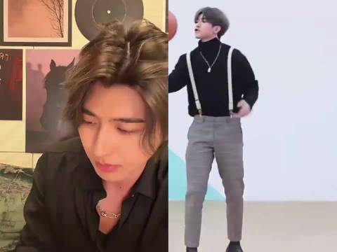 蔡徐坤空降直播间玩篮球梗