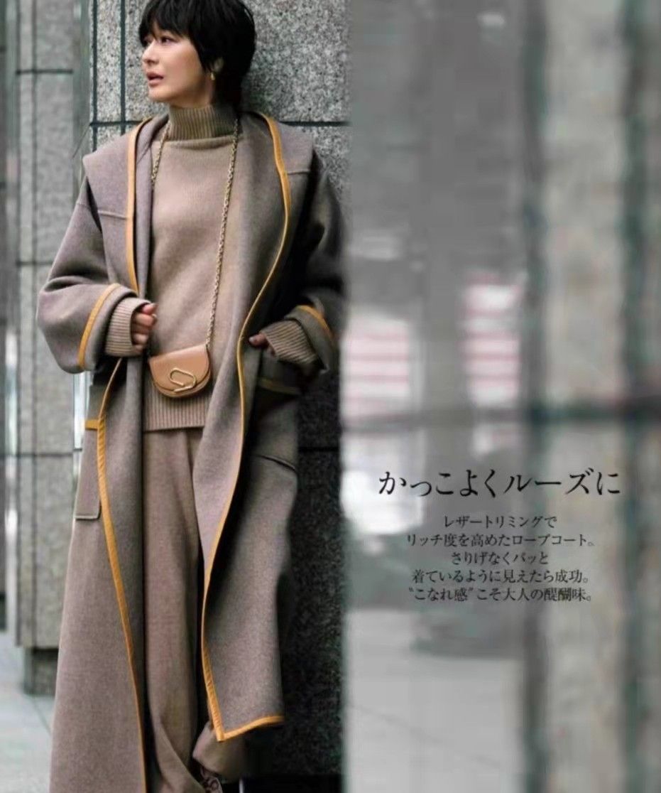 50岁女人会穿“呢大衣”更优雅,不信瞧瞧<a href=