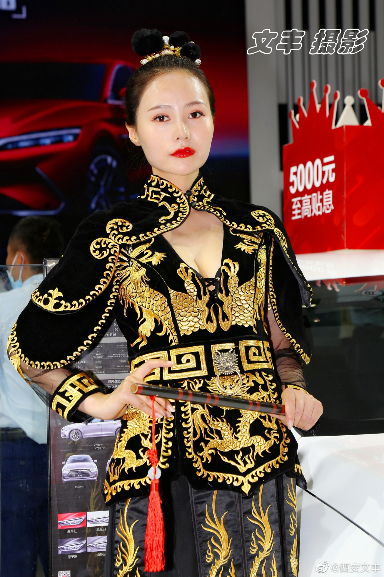 西安车展 比亚迪车模