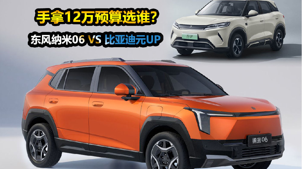同为纯电SUV，东风纳米06售价不足8万起，竞争比亚迪元UP你选谁？