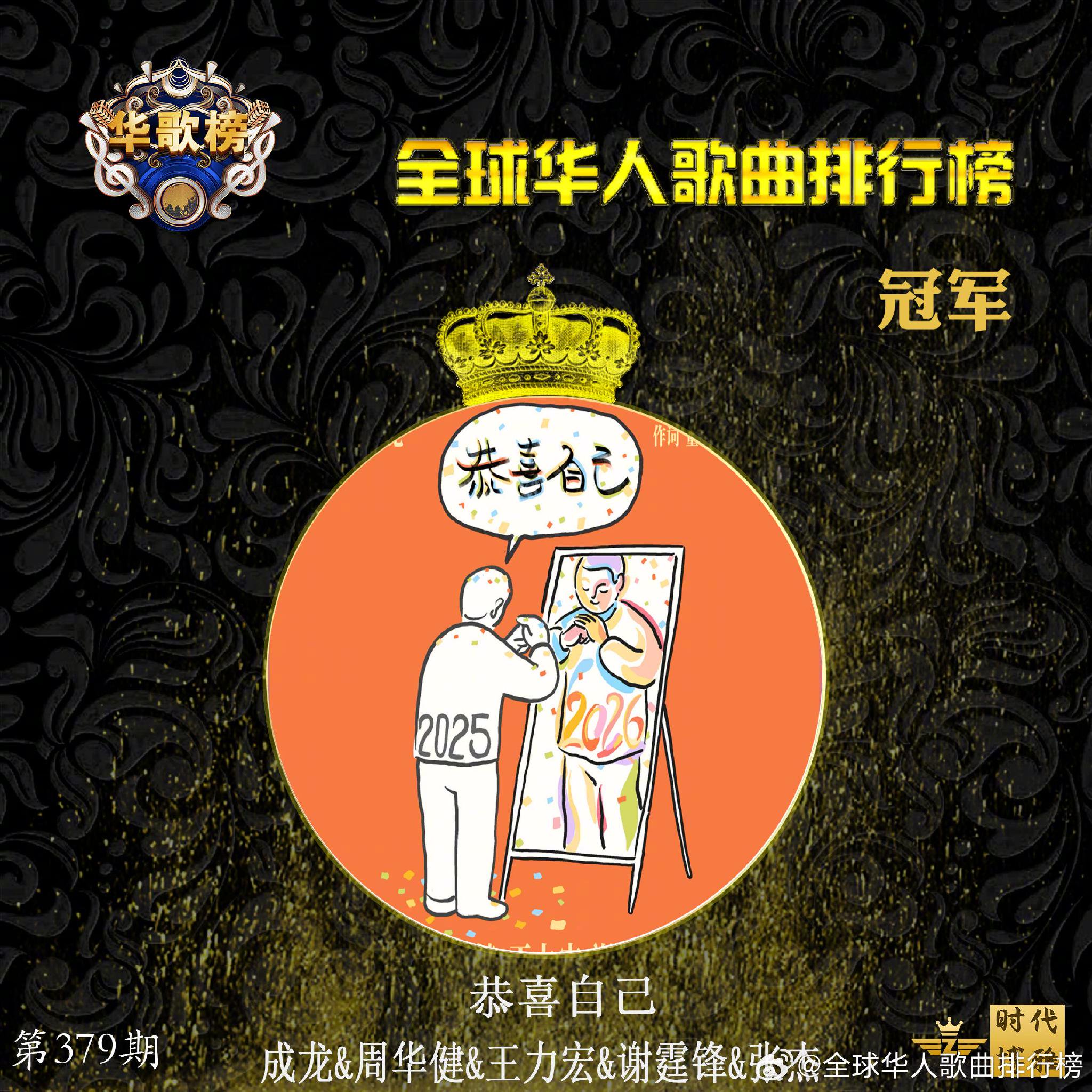 华歌榜第379期揭晓，成龙周华健王力宏谢霆锋张杰夺冠