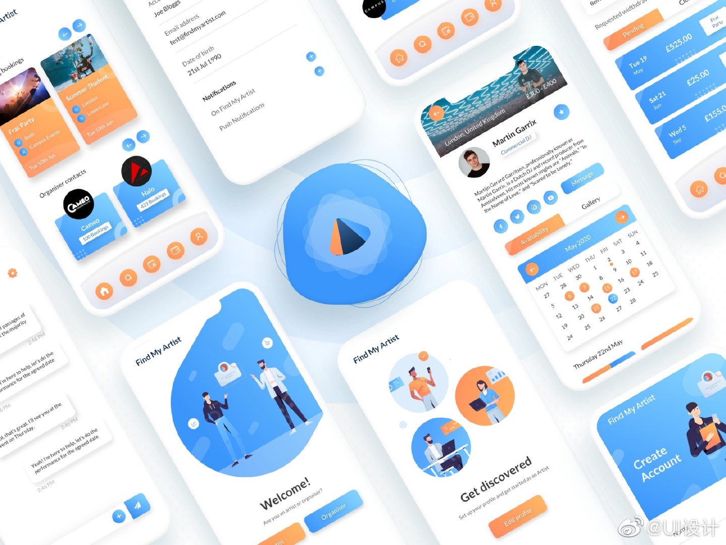 优秀的ui界面设计配色分享