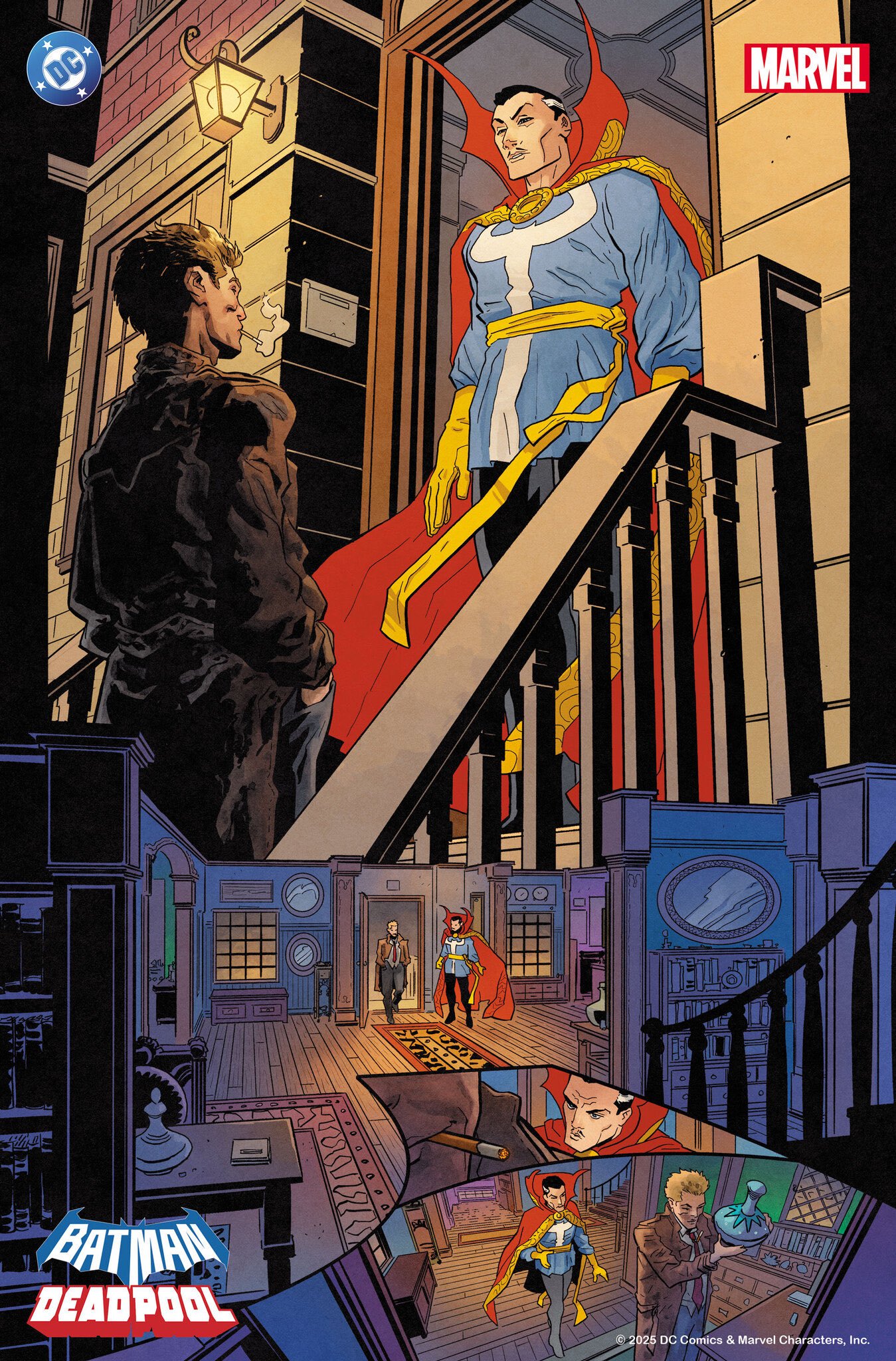 漫威DC联动新作蝙蝠侠死侍组队奇异博士康斯坦丁