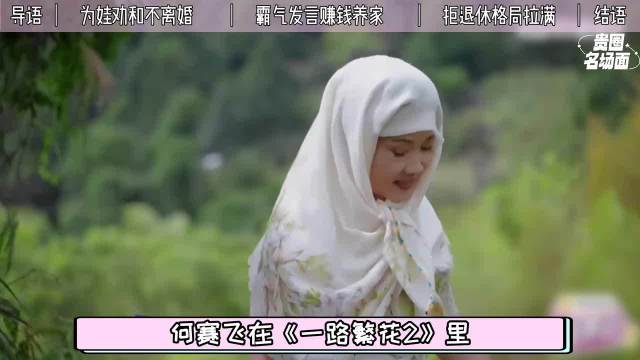 何赛飞语出惊人！自曝赚钱养家，为孩子不离婚真相太戳心丨贵圈名场面