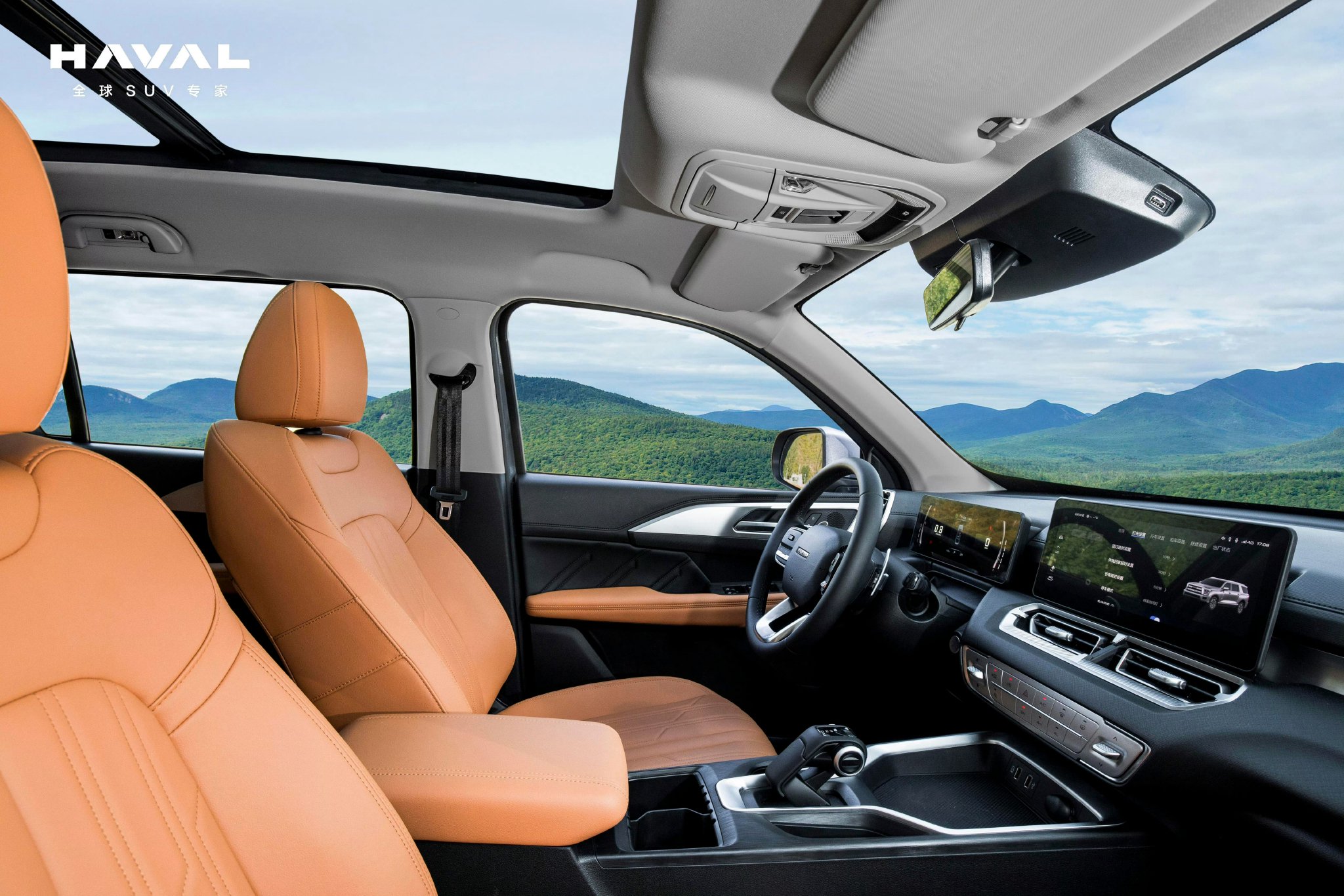哈弗新H5内饰官图……