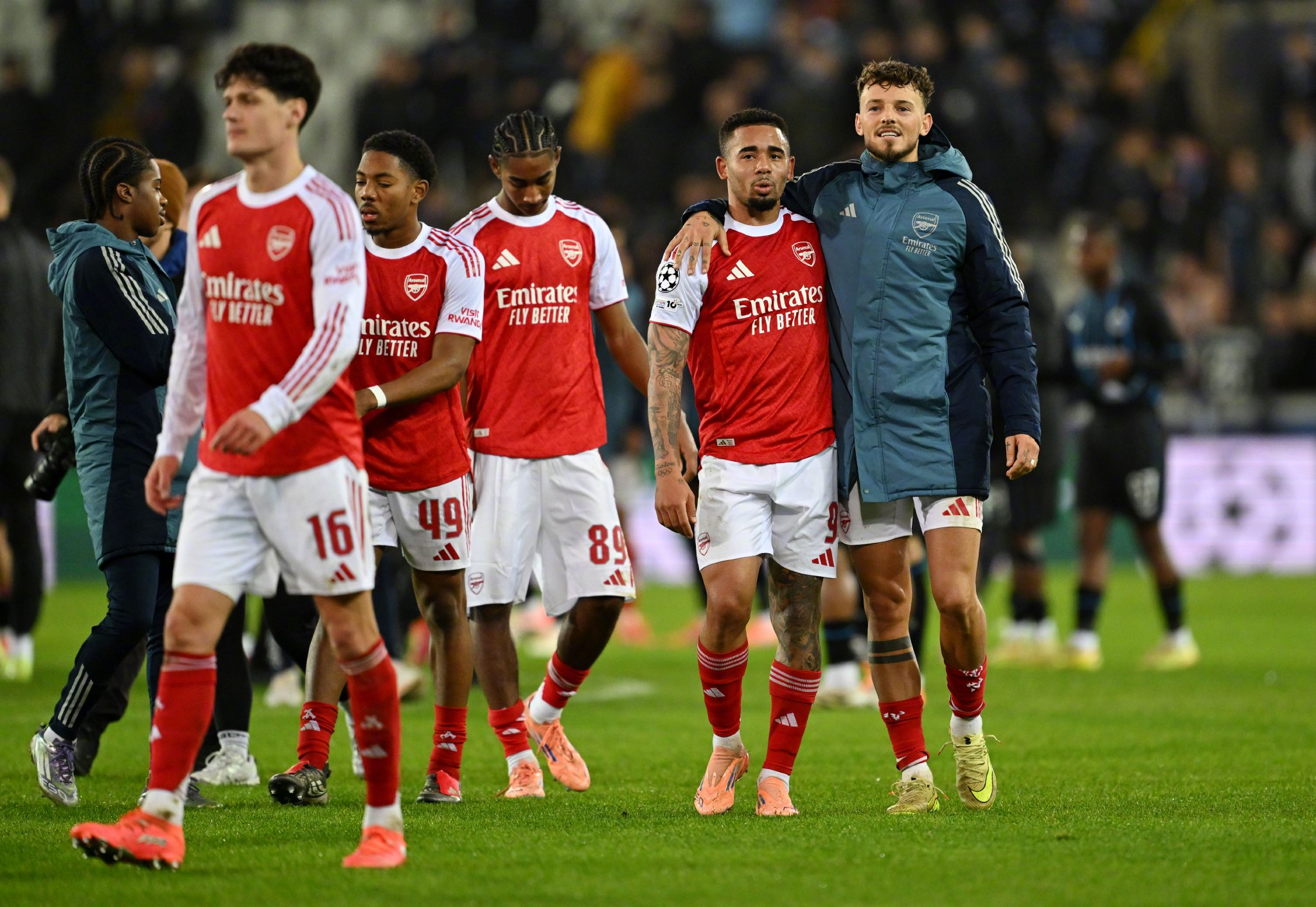 欧冠第6轮英超球队战绩：阿森纳领跑，曼城胜皇马