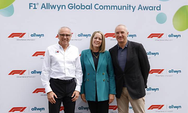 Allwyn与F1赛车合作推出全球社区奖以表彰社区力量