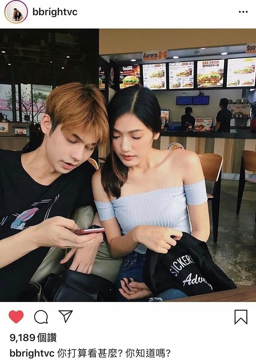 泰剧《假偶天成》bright现实生活中的女朋友身材好好啊