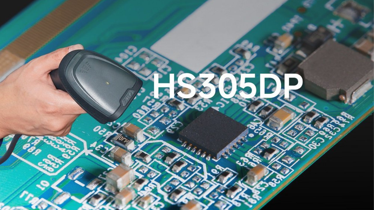 东集HS305DP工业有线扫码枪：AI赋能锂电池行业难读码识别