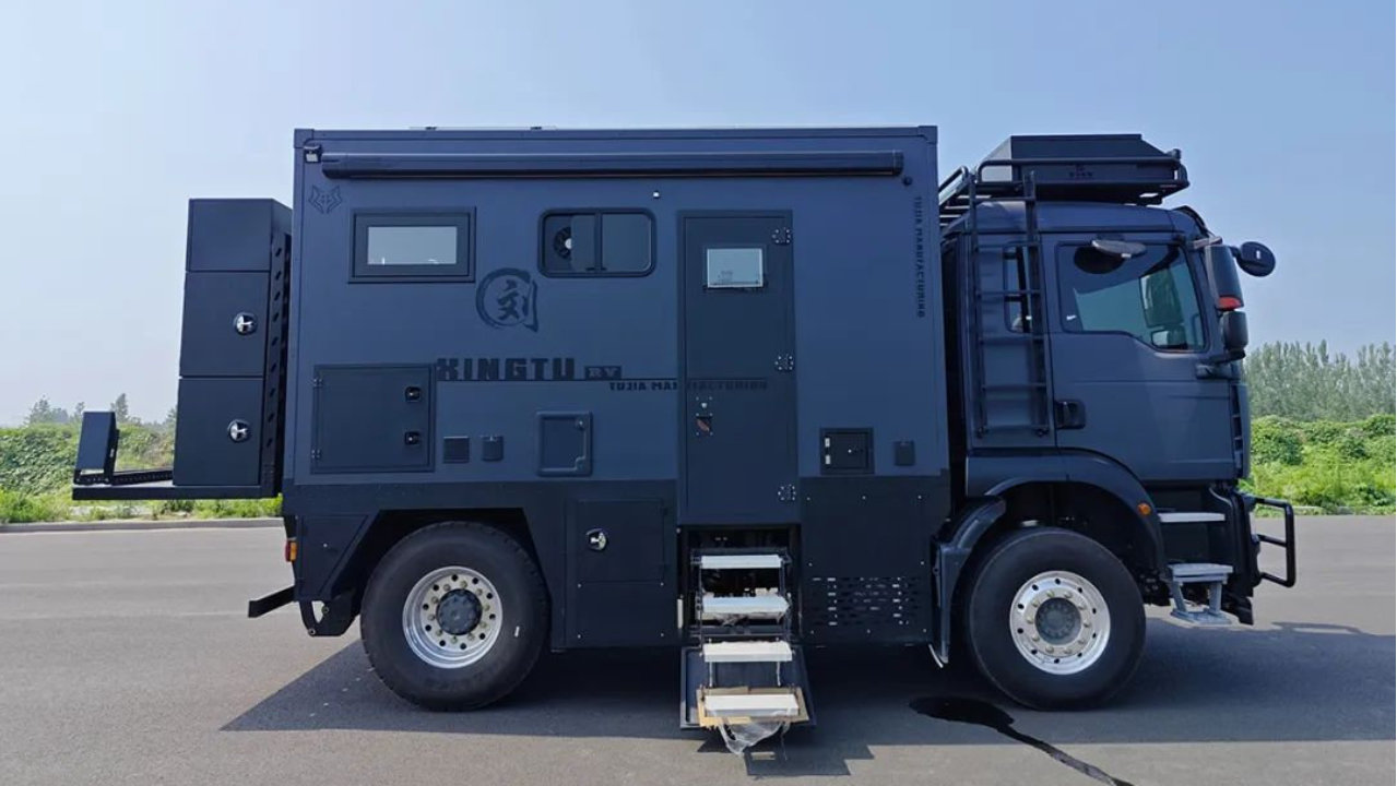 带拓展的“移动堡垒”，途佳汕德卡方舱房车，3月6日亮相成都房车展