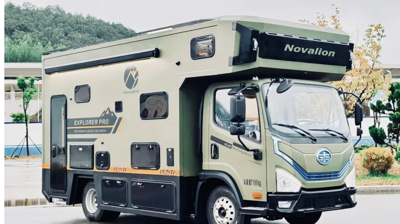 38度电的混动房车， 3月6日亮相成都房车展，24小时用电器无压力