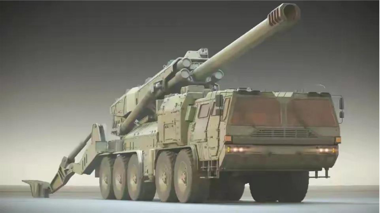 203毫米卡车炮新进展，光炮弹就重达100公斤！打起来有多狂暴？