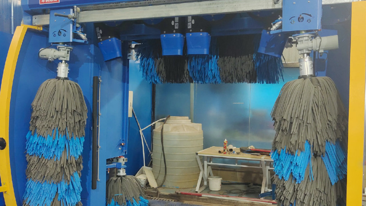 汽车店+物流园区齐布局，隧道式全自动洗车机提升服务效率！