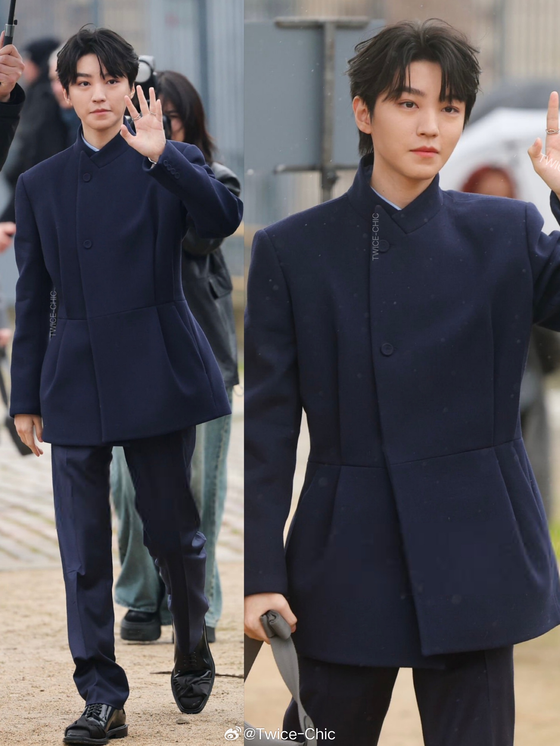 Dior 大秀外的中日韩泰四国的明星街拍，G社生图一览