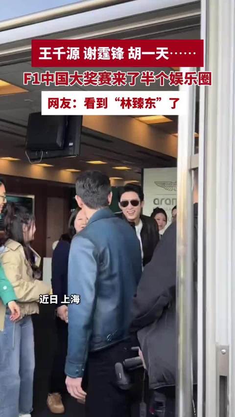 王千源、谢霆锋、胡一天⋯⋯F1中国大奖赛来了半个娱乐圈